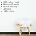 thumbnail image 2 of Unique Bargains 100% Mulberry Silk Pillowcase Set of 2, King Size, 2 of 2