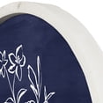 thumbnail image 3 of Creative Products Blue Floral Still Life II 20 x 20 Round White Framed Print, 3 of 5