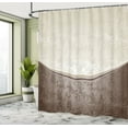 thumbnail image 4 of Ambesonne Vintage Shower Curtain, Victorian Motifs Baroque, 69"Wx70"L, Dark Brown, 4 of 4