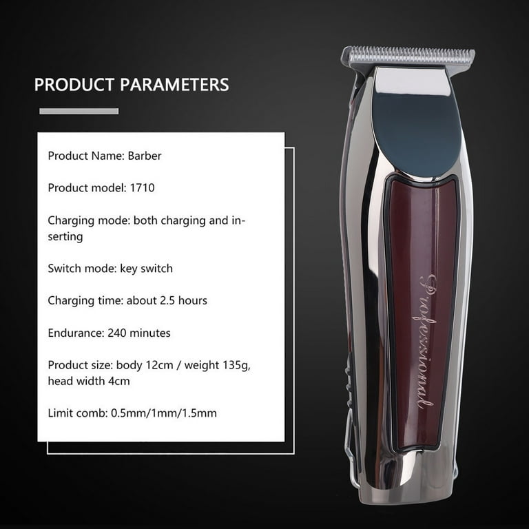 WOXINDA Hair Cordless Hair Sharpener Hair Trimmer # Pro Detailer LT T Wide  Adjustable 8081 Barber Small Appliances