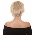 thumbnail image 4 of Blonde Short Womens Wig | Natural Looking Halloween Wig | Premium Breathable Capless Cap, 4 of 9