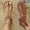 Brown, variant on Plus Size Women's Casual Thong Flat Sandals, Round Open Toe Solid Tone, Back Elastic Strap, Comfy Indoor Outdoor Footwear Green 36