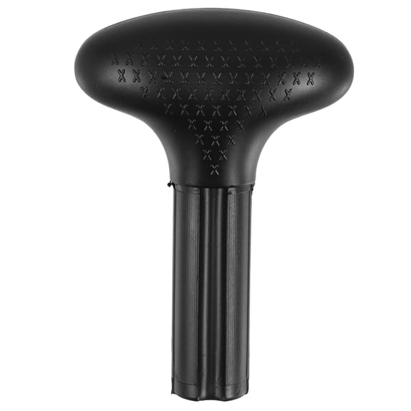 SOPOTUTU Lightweight Black Plastic Paddle Handle with Ergonomic Grip for Water Sports