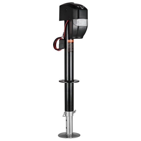 VEVOR Electric Trailer Jack, 5000 lbs, Heavy Duty RV Electric Power Tongue Jack with 2 Way Connector, Remote Control, Crank Handle & Weatherproof Jack