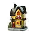 thumbnail image 2 of Jiaroswwei 1Set Christmas House Figurine Micro Landscape Luminous Design Resin Creative Resin LED Light House Wedding Decoration, 2 of 8