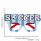 thumbnail image 2 of Vasos de abanico, accesorios de animación, decoraciones para fiestas con temática de fútbol, accesorios de fotografía, adorno, 2 of 2