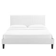 thumbnail image 6 of Modway Peyton Modern Performance Velvet Full Platform Bed in White, 6 of 10