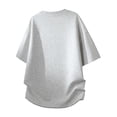 thumbnail image 6 of Timoontee Men's Solid Color Short Sleeve Round Neck Casual Fashion T-Shirt White M, 6 of 7