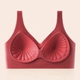 thumbnail image 5 of MEICHEN Ladies Jelly Tshirts Bras Solid Full Coverage Push Up Bras No Show Underwear Summer Essentials Fall Fashion Clothes, 5 of 6