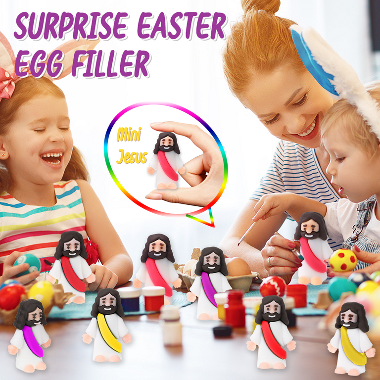 24 Pcs Mini Jesus Figurines Bulk Little Jesus Figures To Hide