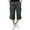 Grey, variant on fartey Camo Capri Pants for Men Plus Size Zipper Button Cargo Cropped Pants Loose Fitted Multiple Pockets Tactical Military Shorts, S-5XL