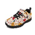 thumbnail image 6 of CHAQLIN Cartoon Gingerbread Running Shoes for Kids Boys Christmas Single Buckle Lace Up Walking Shoes Lightweight Anti Slip Athletic Sports Hiking Sneakers US 1, 6 of 7
