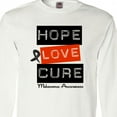 thumbnail image 4 of Inktastic Melanoma Hope Love Cure Long Sleeve T-Shirt, 4 of 5
