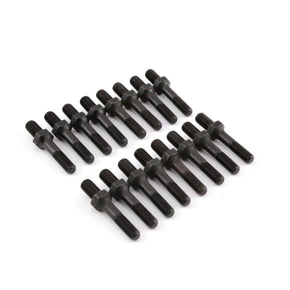 Elgin Ensemble de Clous de Bras de Bascule 3/8 Pouces Haut & Base 7/16 Pouces compatible avec Chevy sb 400 350 327 307 305 283