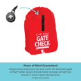 thumbnail image 3 of Bolsa para facturar en puerta J.L. Childress compatible con AirTag, roja, 3 of 7