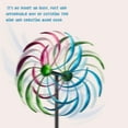 thumbnail image 6 of JAXPETY 79" Multi-color Coated Steel Wind Spinner, 6 of 11