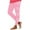 Pink, variant on Women's Valentine's Day Leggings High Waisted Print Slim Stretchy Yoga Pants Full Length Footless Tights