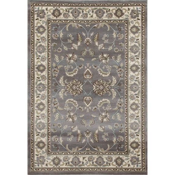 Traditional High Quality Scrollwork Area Rug, 0140