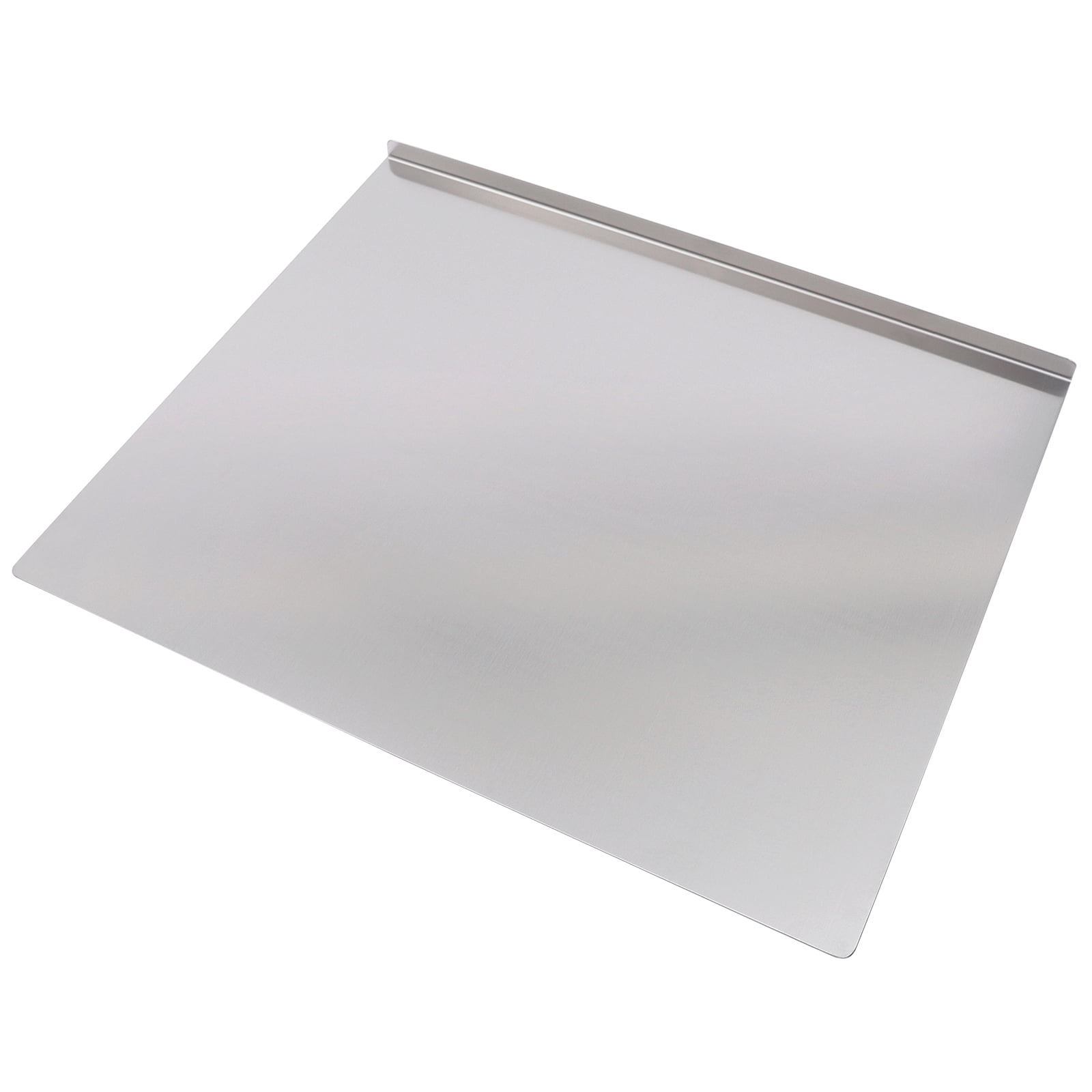 60*50*1.5cm Stainless Steel Chopping Cutting Board Counter Top Protector with L-shaped Folded Edge