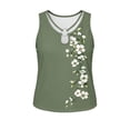 thumbnail image 6 of Fewfanhot Women's Tops Summer Cut Out Ring Keyhole Neck Sleeveless Fashion Cute Tee Shirts Tank Tops, 6 of 6