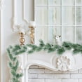 thumbnail image 6 of sruoe Artificial Christmas Garland Unlit, Christmas Decorate, Faux Garlands Christmas, Fake Greenery Garlands, Hanging Garland, Vine Garland for Door Stair Fireplace Indoor Tabletop Decor, 6 of 6