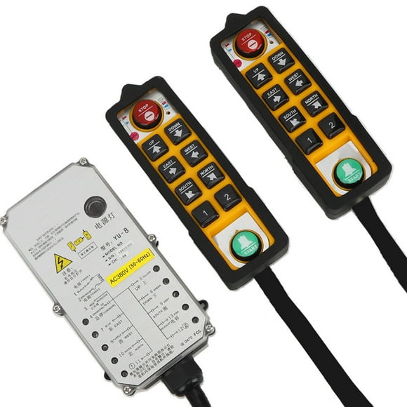 Hoist Controller,Hoist Controller Double Handle Hoist Crane Lift Controller Crane Remote Control Ultimate Reliability