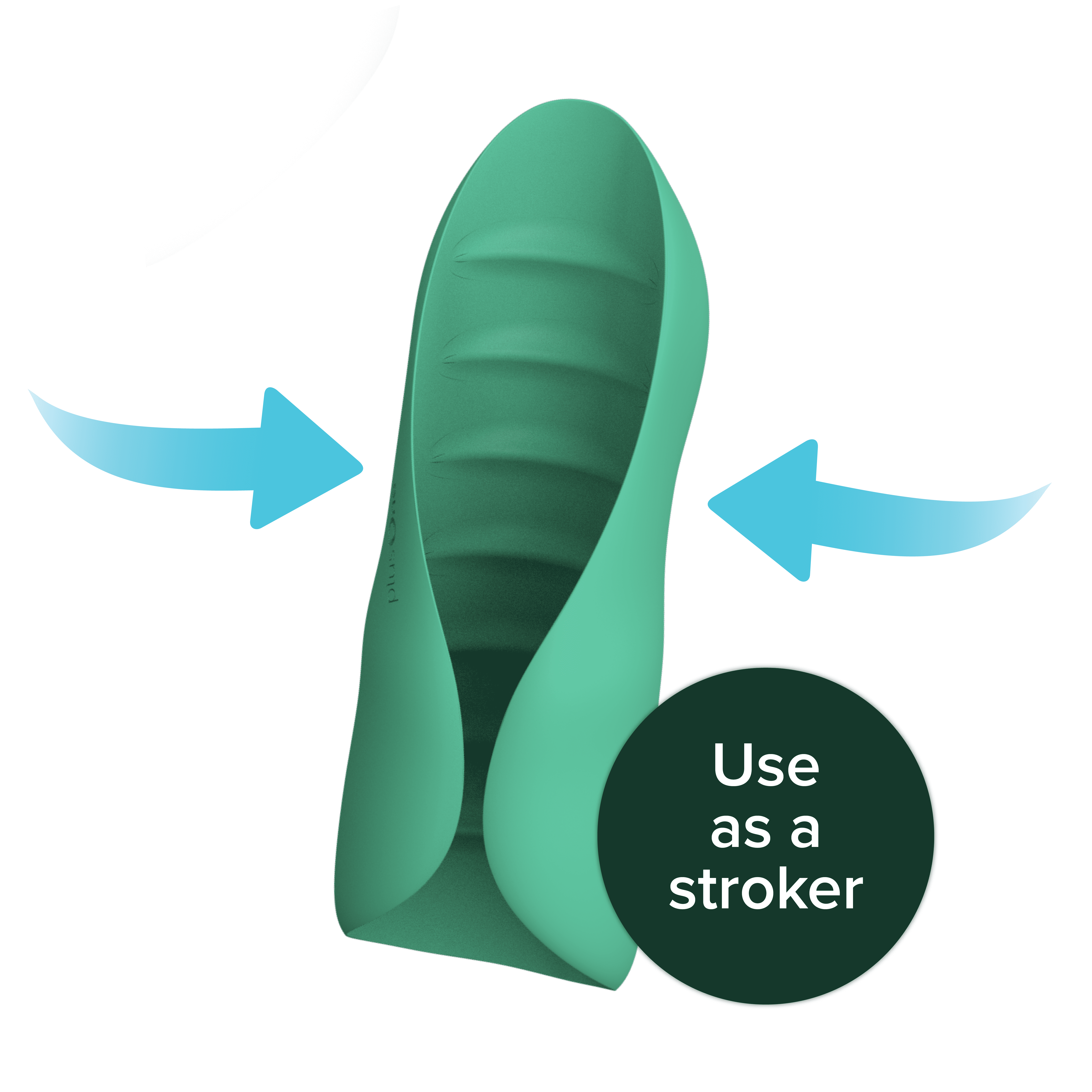 plusOne 2-in-1 Grinder Vibrator, Partner Play Toy, Doubles as a Penis Masturbator Stroker, Waterproof