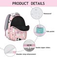 thumbnail image 3 of Rustic Farmhouse Student Backpack with Highland Cow Pattern Waterproof, Scratch-Resistant Durable Composite Oxford Cloth, Comfortable Adjustable Straps, Perfect for Student and Cow Lovers, 3 of 6