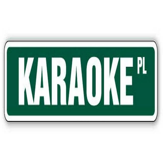 SignMission SS-836-Karaoke Panneau de Rue Karaoké 36 Po - Microphone Chansons Disques Cd Cds