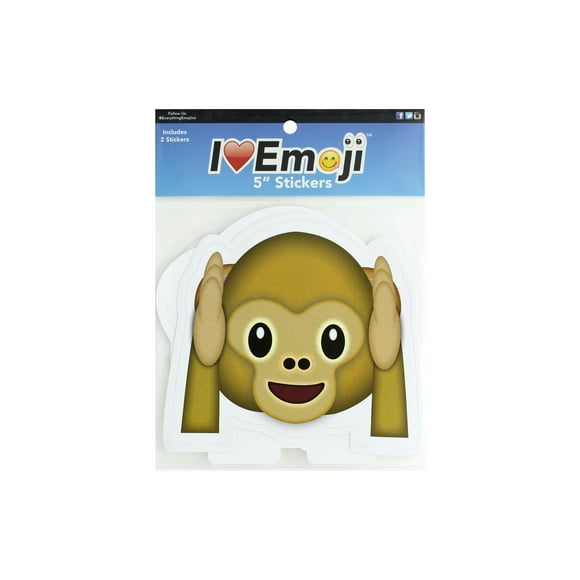 Everything Emoji Sticker Set 5" Speak/Hear No Evil