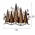 thumbnail image 3 of Christmas Metal Tree Forest Wall Decor Vintage Perforated Sculpture with Warm Lighting for Indoor Seasonal Wall Accent, 3 of 6