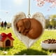 thumbnail image 4 of Herunwer Golden Retriever Glass Ornament for Christmas Tree, Personalized Goldens Dog Heart Hanging Ornaments Decorations for Home Car, Goldens Dog Mom Gifts, 4 of 4