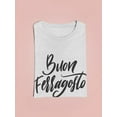 thumbnail image 3 of Buon Ferragosto Noir T-Shirt Women -Image by Shutterstock, Female XX-Large, 3 of 4