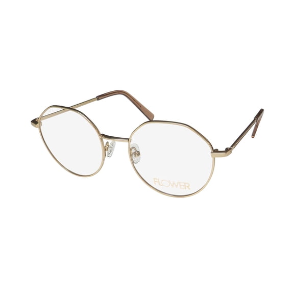 FLOWER 6043 PRIMROSE EYEGLASS FRAME/GLASSES FULL-RIM DURABLE STAINLESS STEEL HIP