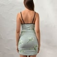 thumbnail image 4 of Ladies Elegant Sling Sleeveless Sexy Dress flowers, 4 of 6