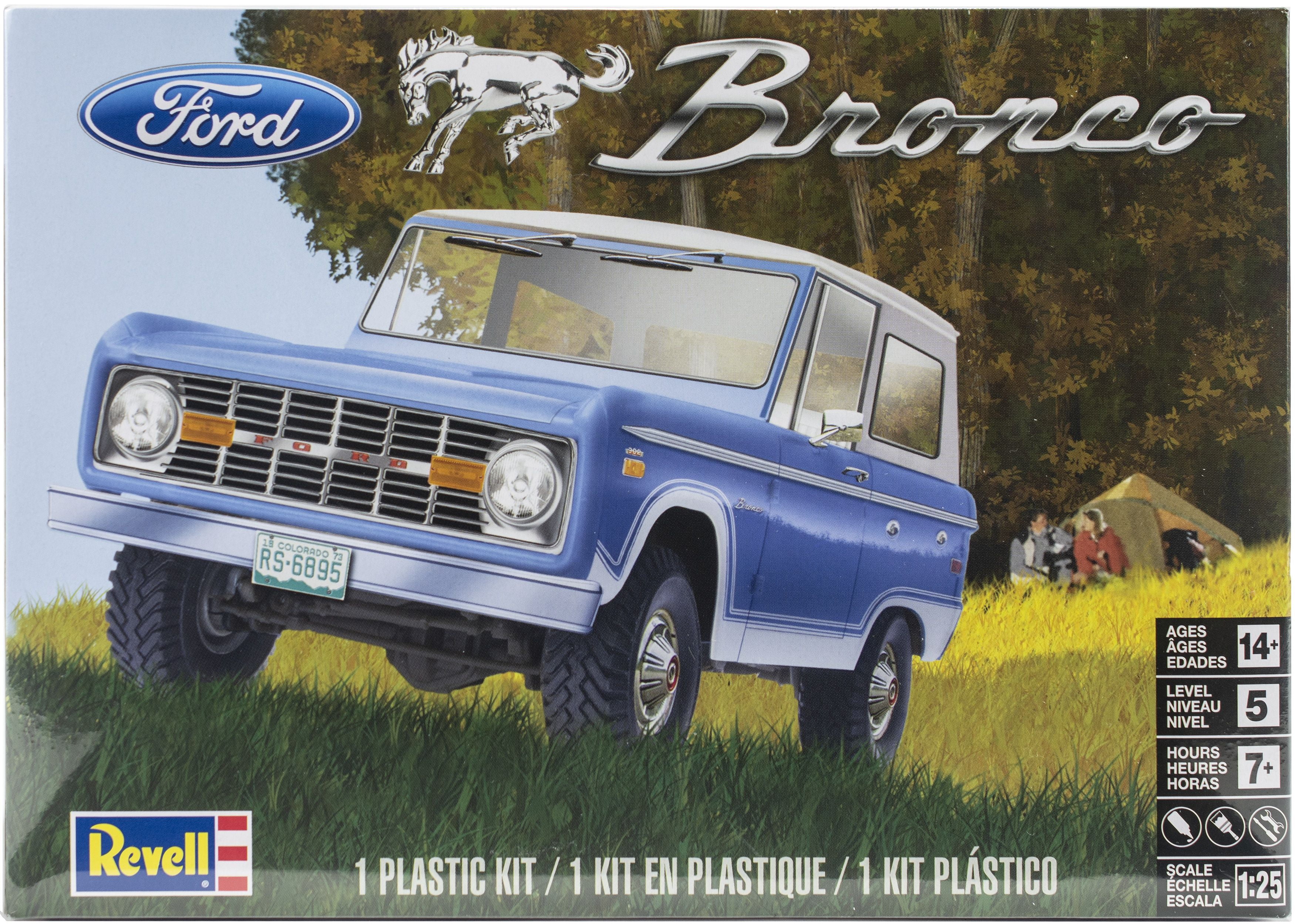 Revell 1966-1977 Ford Bronco 1:25 Scale Plastic Model Kit 85-4320 NIB 