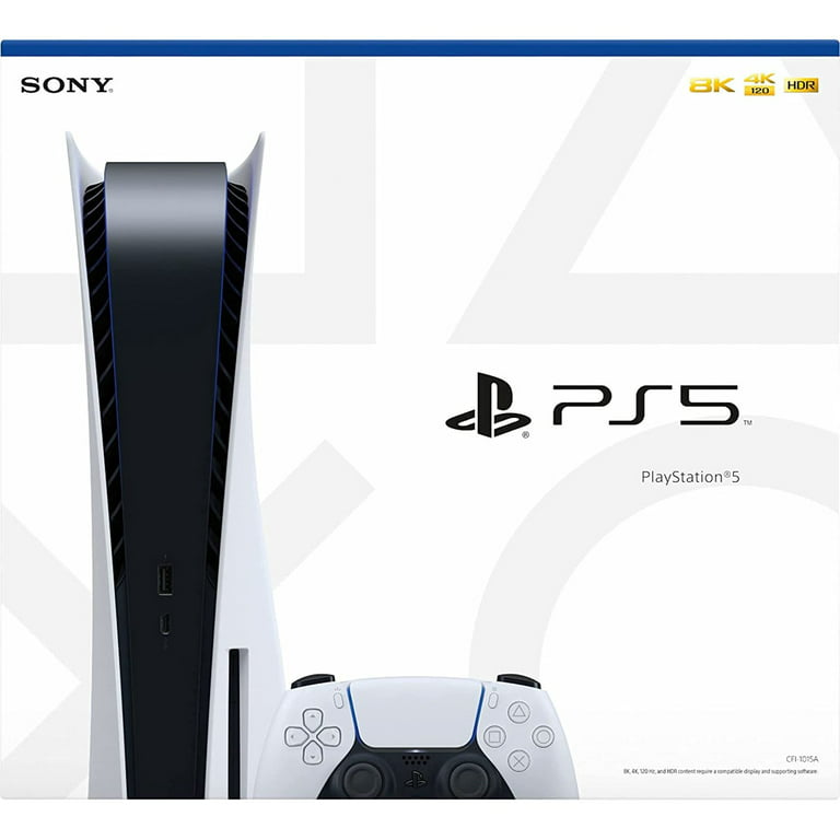 Used-Like-New PlayStation 5 (PS5) Console Disc Version, Two Wireless  Controllers, with Mazepoly Dual Charger Dock for PS5 Controller 