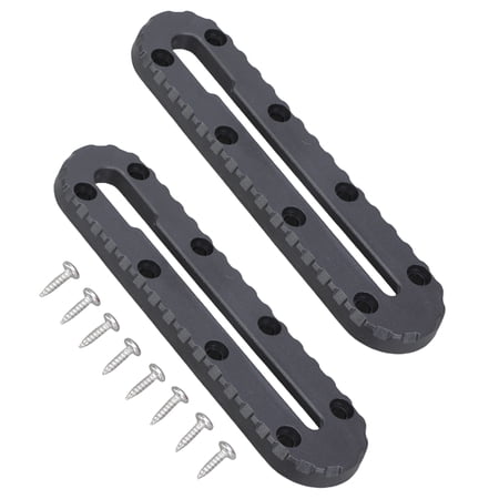 2Pcs Kayak Slide Track Rails Bracket Low Profile Track Mount Rails Track for Fishing Rod Holder for Fishing Rod Holder