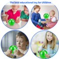 thumbnail image 3 of Juguete 3D Maze Ball Puzzle de juguete YongnKids Amaze Memory para niños, color verde, 3 of 4