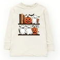 thumbnail image 3 of Halloween Bookshelf Ghosts - Toddler Long Sleeve Graphic Tee and Youth Long Sleeve Graphic T-Shirt, 3 of 13