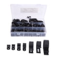 thumbnail image 1 of Cable Clip, 200PCs Acid-Resistance R-Type Cable Clamp, Aging Resistance Corrosion Resistance For Cable Conduit Wire Management Black,White, 1 of 8