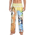 thumbnail image 2 of Lsque Bluey Print Men's Pajama Pants, Lounge Pant - Comfortable Home Wear,Elastic Waistband, Stylish Design-Small, 2 of 9
