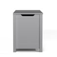 thumbnail image 5 of Kids Wooden Toy Chest, 2 In 1 Large Toy Storage Truck Bench with Flip-Top Lid, 2 Safety Hinges & Groove Handle, Toddler Big Toy Box for Playroom & Bedroom, Gift for Boys Girls Age 3+ (Gray), 5 of 7