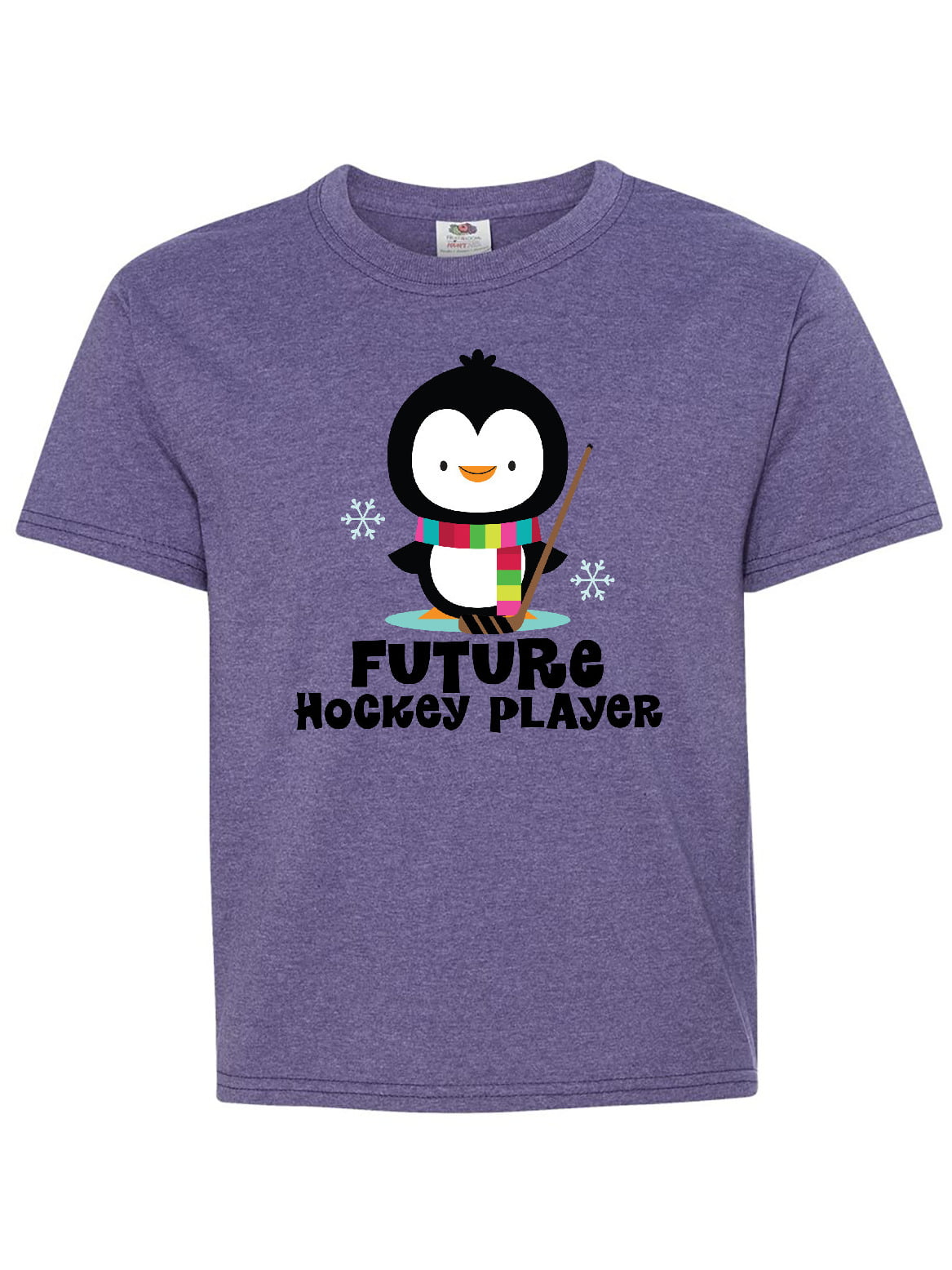 Retro Hockey Player Youth T-Shirt Kids Hockey Shirt