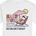 thumbnail image 3 of Peanuts - Hard Work - Men's Short Sleeve Graphic T-Shirt, 3 of 6