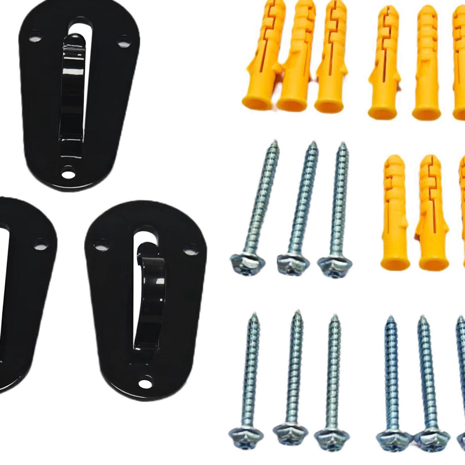 DimyFew 3 Pieces Wall Mount Workout Anchors for Strength Training Resistance Bands Body
