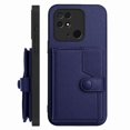 thumbnail image 2 of FOXDOCK Case for Xiaomi Redmi 10C RFID-Blocking Card Holder - Stylish Button Closure Design, 2 of 4