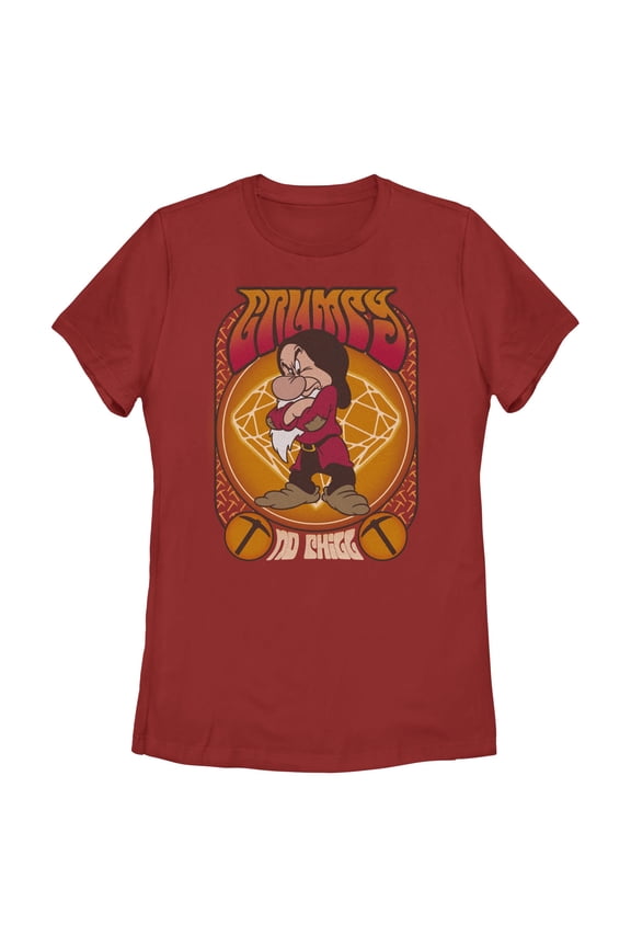 Womens Snow White and the Seven Dwarfs Grumpy No Chill T Shirt