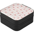 thumbnail image 3 of Valentine's Day Heart Jewelry Box for Teens Girls Women Birthday Christmas Gift, Portable PU Leather Jewelry Storage Box Mini Travel Jewelry Case for Necklace, Earrings, Rings, Bracelet, 3 of 7