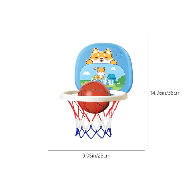 Juguetes para piscina, juguetes para bebés y niños pequeños. Canasta de baloncesto colgante para interiores, ideal para bebés de 12 a 3 años. Soporte de baloncesto para uso doméstico. Juguete para niñ